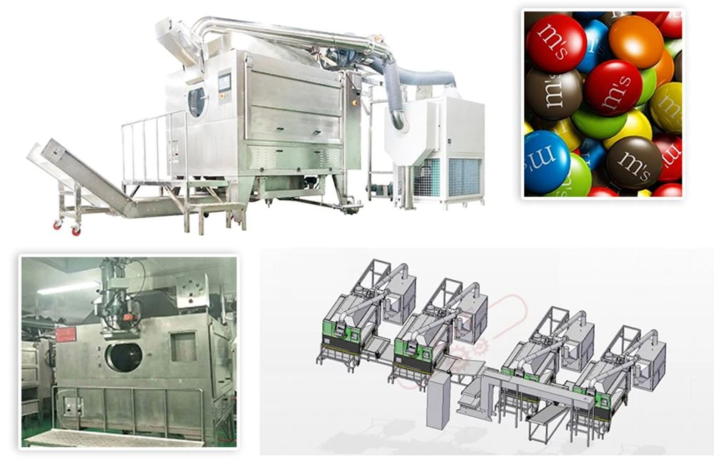 Automatic Rotary Drum Sugar Coating Polishing Machine
